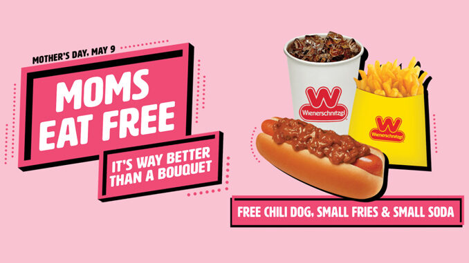 Free Chili Dog Meal For All Moms At Wienerschnitzel On May 9, 2021