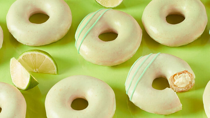 Krispy Kreme Key Celebrates ‘Key Lime Fridays’ With Return Of Key Lime Glazed Doughnuts On May 21 And May 28, 2021