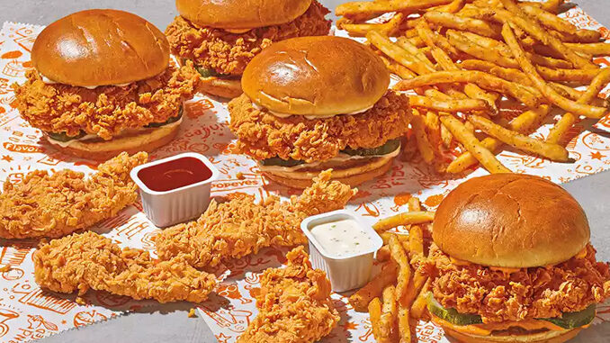 Popeyes Puts Together New Sandwiches N’ More Pack