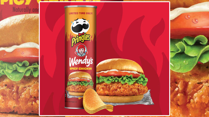 Pringles Unveils New Wendy's Spicy Chicken Potato Crisps