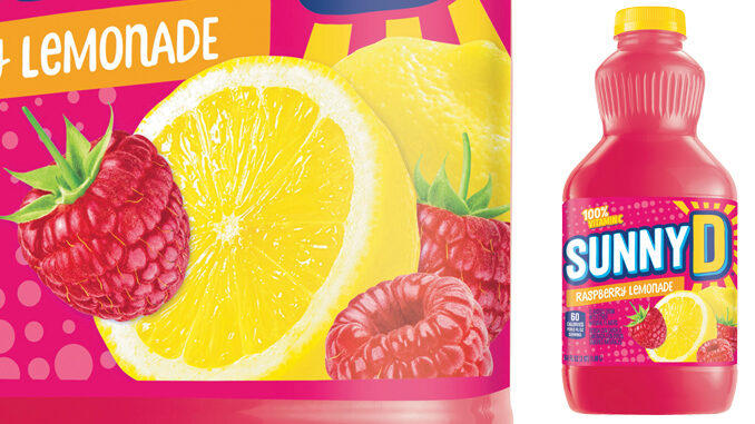 SunnyD Introduces New Raspberry Lemonade Flavor