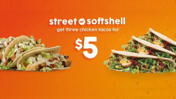 Taco John’s Offers 3 for $5 Chicken Tacos Deal