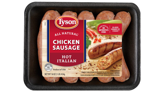 Tyson Introduces New Line Of Chicken Sausages