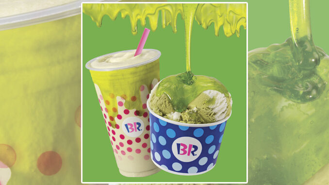 Baskin-Robbins Introduces New Sour Berry Slime Topping And New Summertime Lime Ice Cream