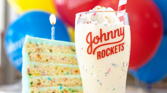 Johnny Rockets Introduces New Birthday Cake Shake Through June 30, 2021