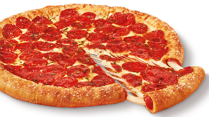 Little Caesars Launches New Pepperoni And Cheese Stuffed Crust Pizza Nationwide