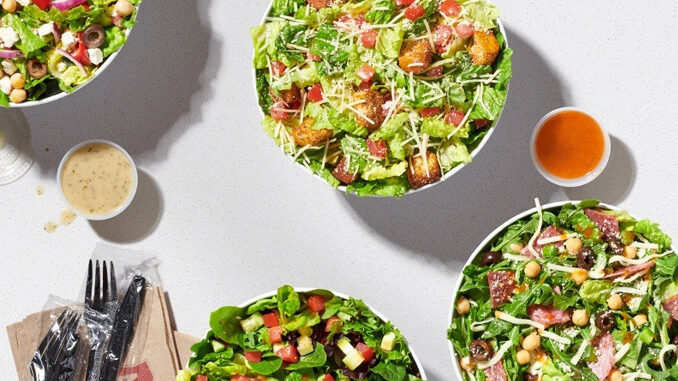 Mod Pizza Offers Free Salads In July When You Buy Salads In June, 2021