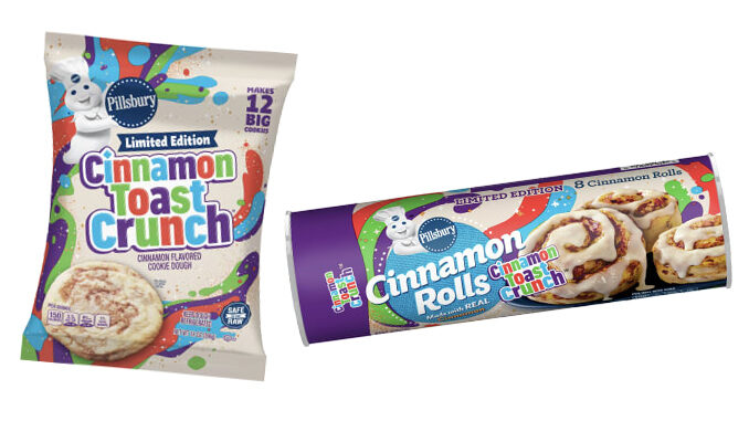 Pillsbury Introduces New Cinnamon Toast Crunch Cookie Dough And Cinnamon Rolls