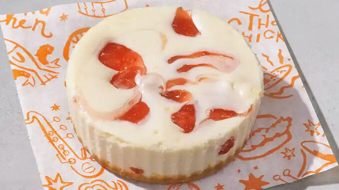 Popeyes Introduces New Strawberry Cheesecake Cup