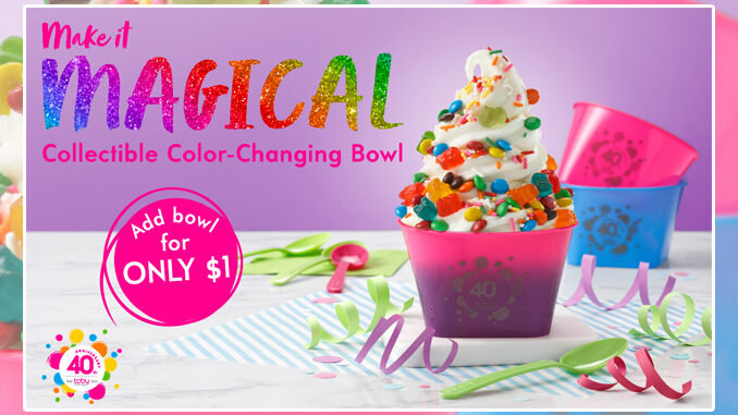 TCBY Offers New Collectible Color-Changing Bowl