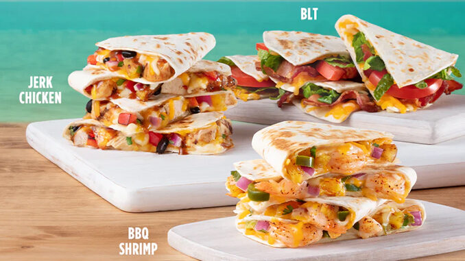 Tropical Smoothie Cafe Introduces New Poolside Quesadillas In BBQ Shrimp, Jerk Chicken And BLT Options