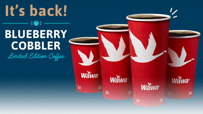 Wawa Brings Back Blueberry Cobbler Coffee