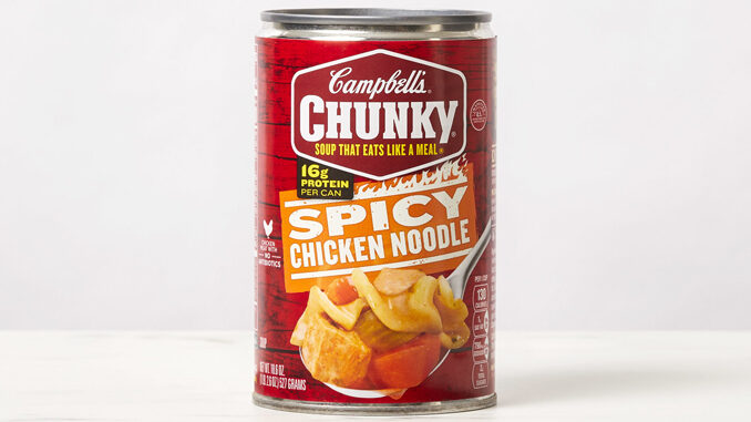 Campbell’s Chunky Introduces New Spicy Chicken Noodle Flavor