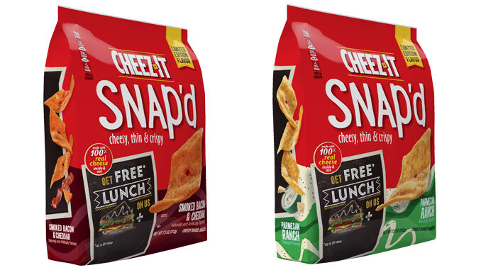 Cheez-It Snap’d Adds New Smoked Bacon & Cheddar, And New Parmesan Ranch Flavors