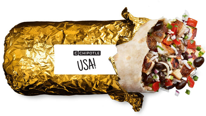 Chipotle Is Serving Gold Foil-Wrapped Burritos To Celebrate American Athletes Competing In Tokyo
