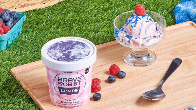 Levi’s And Brave Robot Debut Limited-Edition Summer Swirl Ice Cream Flavor