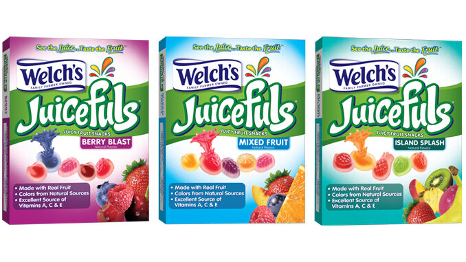 New Welch's Juicefuls Fruit Snacks Available Now Nationwide