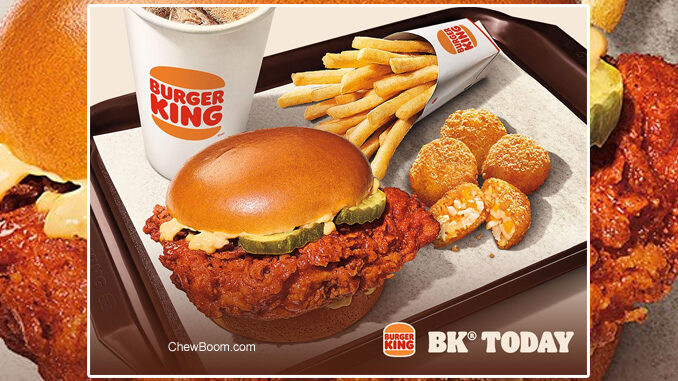 Burger King Offers New $6 King’s Feast Deal Featuring The Ch’King Sandwich