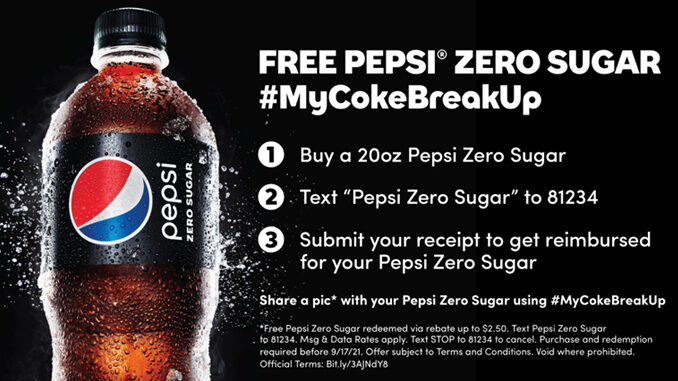 Here’s What You Need To Do To Score Free Pepsi Zero Sugar