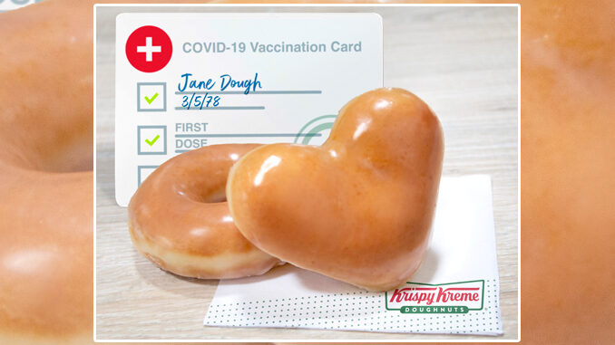 Krispy Kreme Offers Every Vaccinated American 2 Free Doughnuts Any Time, Every Day From Aug. 30 To Sept. 5, 2021