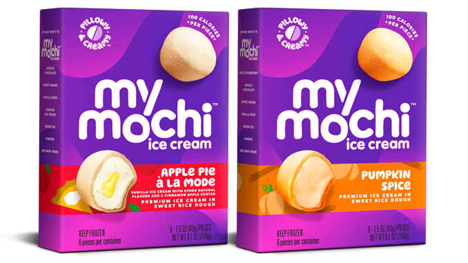My/Mochi Welcomes Back Pumpkin Spice, And Apple Pie à la Mode Ice Cream Flavors
