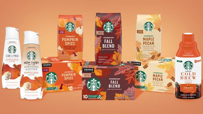 Starbucks Adds New Non-Dairy Pumpkin Spice Creamer And New Pumpkin Spice Cold Brew Concentrate
