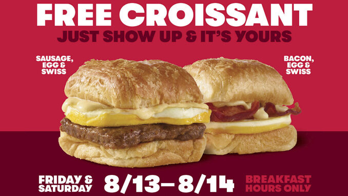 Wendy’s Is Giving Away Free Croissant Sandwiches On August 13 And August 14, 2021