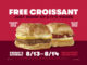 Wendy’s Is Giving Away Free Croissant Sandwiches On August 13 And August 14, 2021