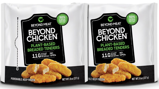 Beyond Meat Launches Plant-Based Chicken Tenders At Retail Stores