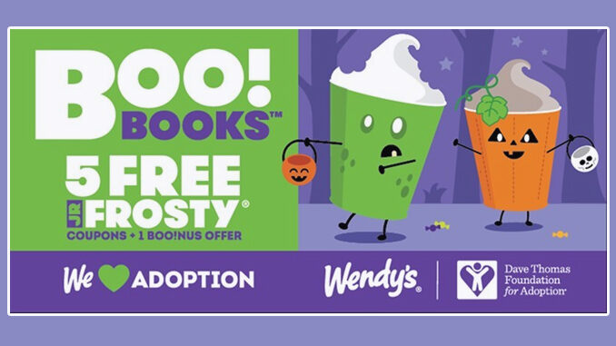 Buy A Wendy's Boo! Book For $1, Get 5 Free Jr. Frosty Treats And A Free Fries With Any Purchase