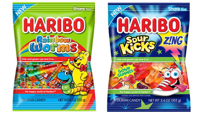 Haribo Introduces New Rainbow Worms And Z!NG Sour Kicks