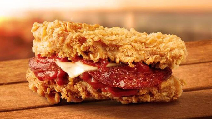 KFC Launches New Pizza Double In Australia
