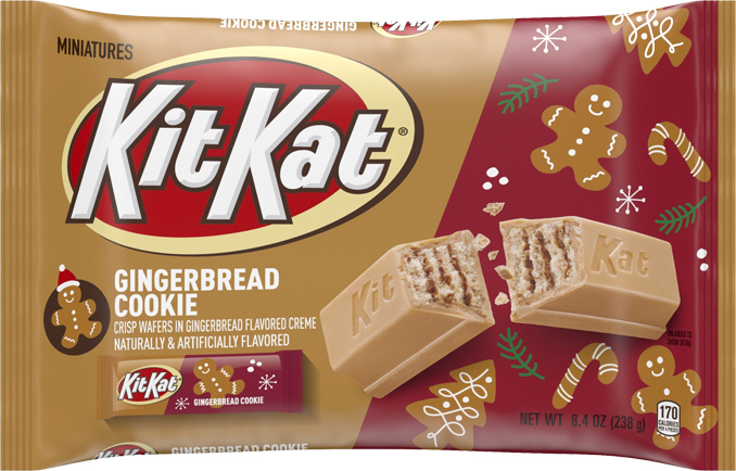 Kit Kat Gingerbread Cookie Flavored Miniatures