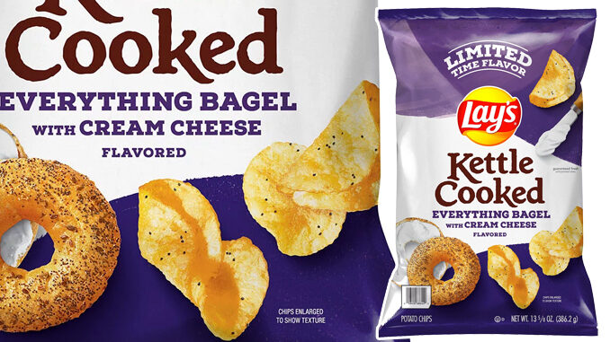 New Lay's Kettle Cooked Everything Bagel With Cream Cheese-Flavored Chips Arrive At Sam’s Club