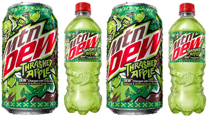 New Mountain Dew Thrashed Apple Flavor Arrives At Kroger Family Of Companies On September 13, 2021