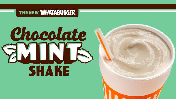 Whataburger Spins New Chocolate Mint Shake Alongside Returning Hatch Green Chile Bacon Burger