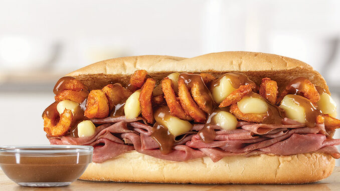 Arby’s Launches New Poutine Dip Sandwich In Canada