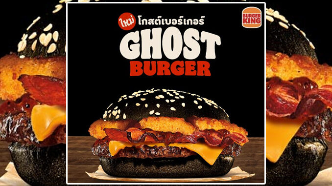Burger King Treats Fans With New Halloween Ghost Burger In Thailand