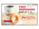 Free Doughnut And Coffee For First Responders At Krispy Kreme On October 28, 2021