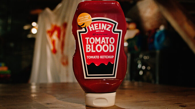 Heinz Releases Limited-Edition Tomato Blood Ketchup For Halloween 2021