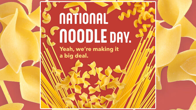 Noodles & Company Offers Rewards Members 20% Off On October 6, 2021