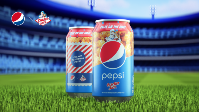 Pepsi Unveils New Pepsi x Cracker Jack Flavored Cola
