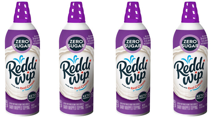 Reddi-wip Introduces New Keto-Friendly Zero Sugar Whipped Topping