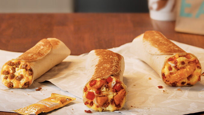 Taco Bell Is Giving Away Free Toasted Breakfast Burritos On October 21, 2021