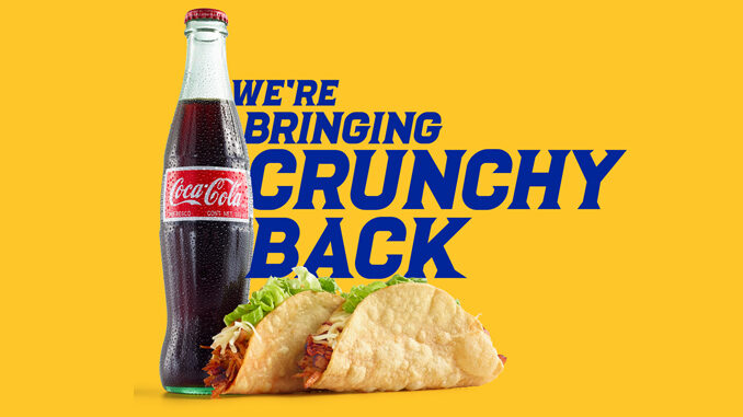 The Crunchy Taco Returns To El Pollo Loco On October 4, 2021 With A Free Mexican Coke Offer