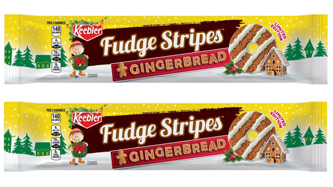Keebler Introduces New Limited-Edition Gingerbread Fudge Stripes Cookies
