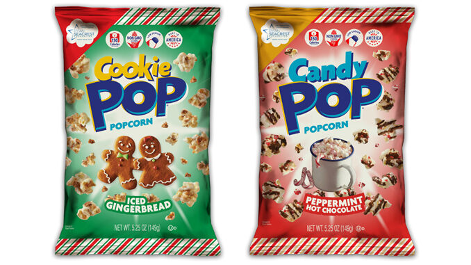 New Cookie Pop Popcorn Iced Gingerbread And Candy Pop Popcorn Peppermint Hot Chocolate Arrive At Retailers