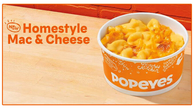 Popeyes Launches New Homestyle Mac & Cheese