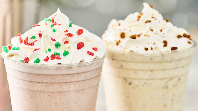 Smashburger Adds New Peppermint Hot Chocolate Shake, Brings Back Gingerbread Holiday Shake