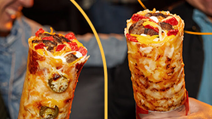 Taco Bell Lunches New Double Steak Grilled Cheese Burrito